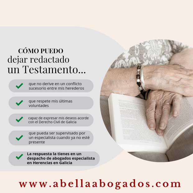 Abella Abogados A Coruña, despacho especializado en Herencias y Sucesiones de Galicia.